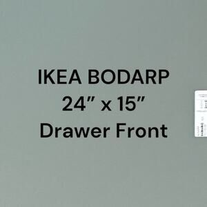 IKEA BODARP Gray-Green Drawer Front 24 x 15"